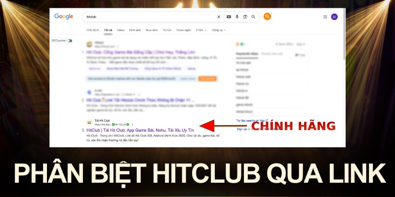 Cách Phân Biệt HITCLUB Thật Giả Mới Nhất 2025 Dành Cho Người Chơi 2 Hướng dẫn chọn đúng website HITCLUB an toàn